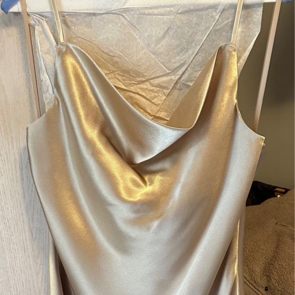 Birdy Grey Lisa Midi Dress - Champagne Neutral